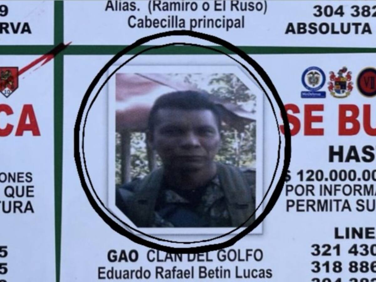 Alias 'Alberto' presunto responsable de muerte de cuatro militares en Ituango
