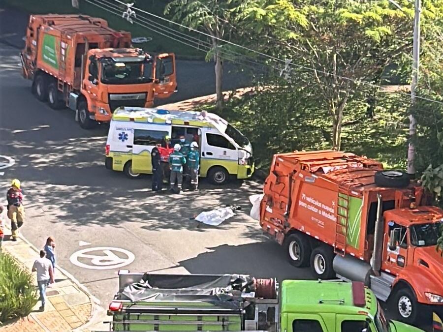 Accidente en el que murió trabajador de Emvarias- foto en Otro Ángulo