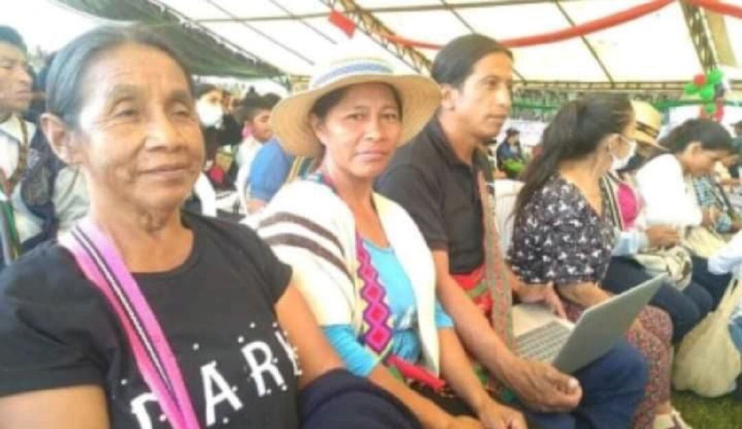 Olga Lucía Peña, quien fue objeto de un ataque con disparos en zona rural de Caldono.