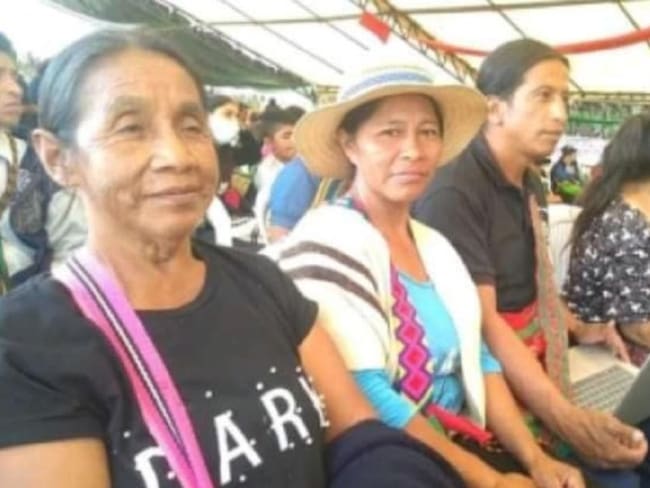 Olga Lucía Peña, quien fue objeto de un ataque con disparos en zona rural de Caldono.