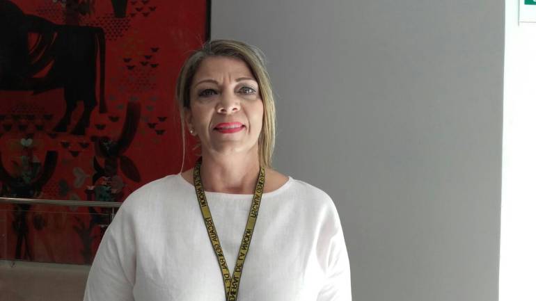 Directora seccional de Fiscalías Angela Bedoya.