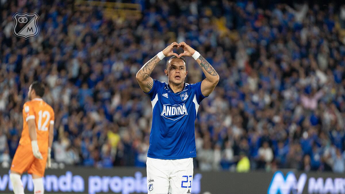 Millonarios se sacude goleando al Bucaramanga y queda al borde del grupo de los ocho