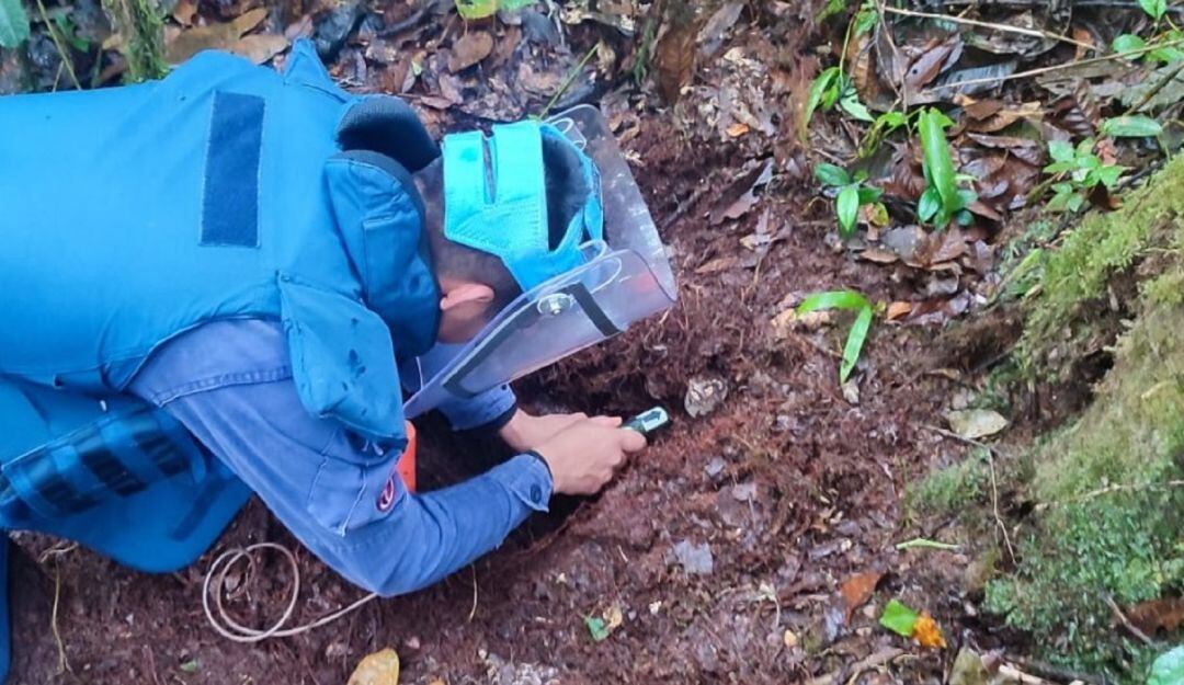 Los artefactos amenazaban la vida de niños y adultos que habitan en la zona.