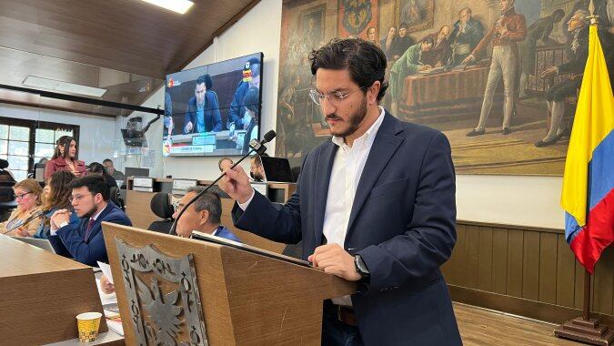 Juan David Quintero. Foto: Concejo de Bogotá