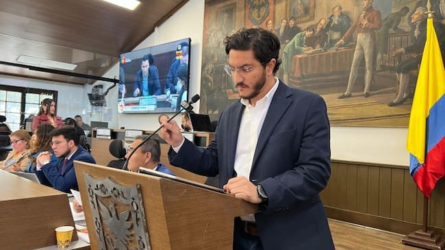 Juan David Quintero. Foto: Concejo de Bogotá