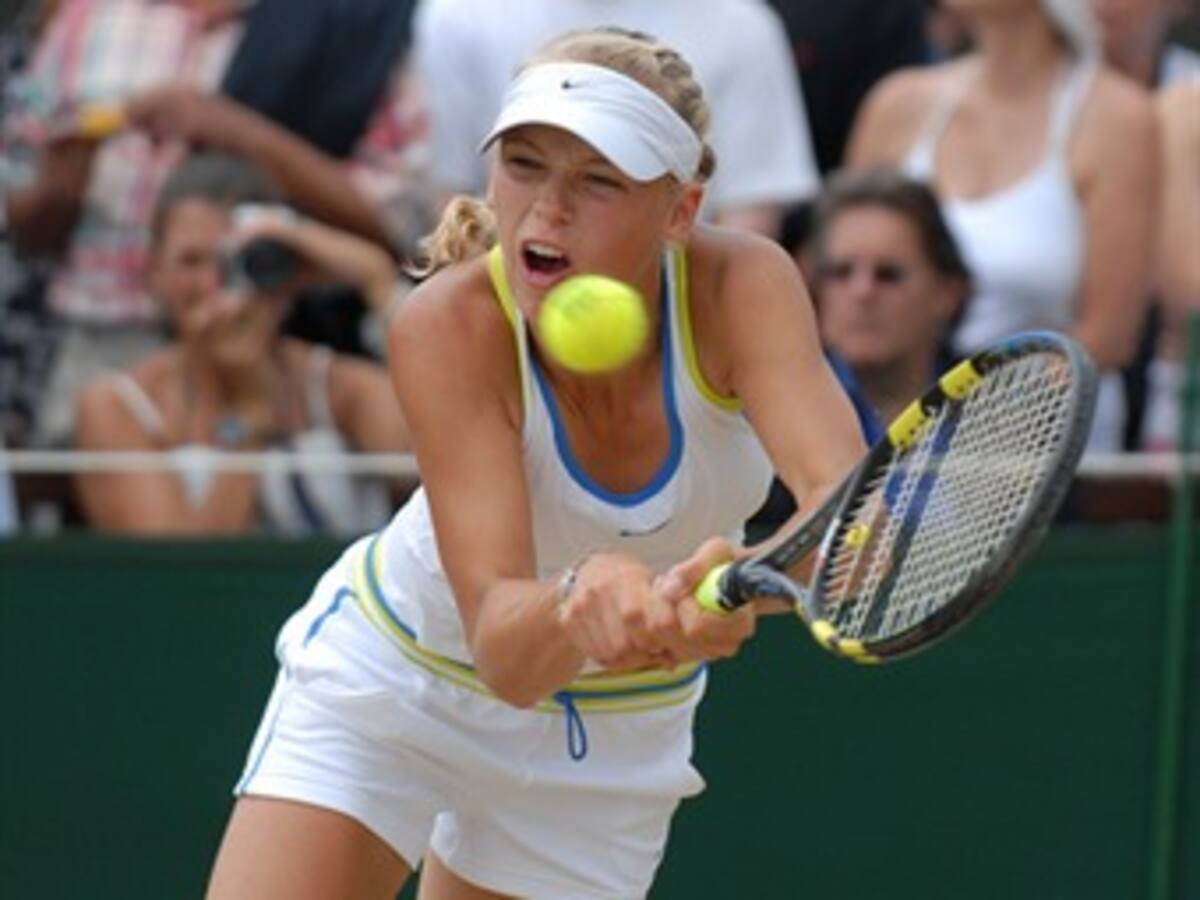 Wozniacki visitó a Barcelona antes de su partido de Liga de Campeones en Copenhague