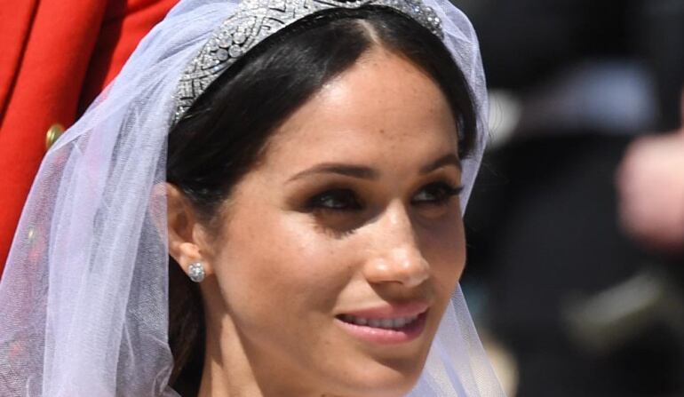 Meghan Markle en el día de su boda