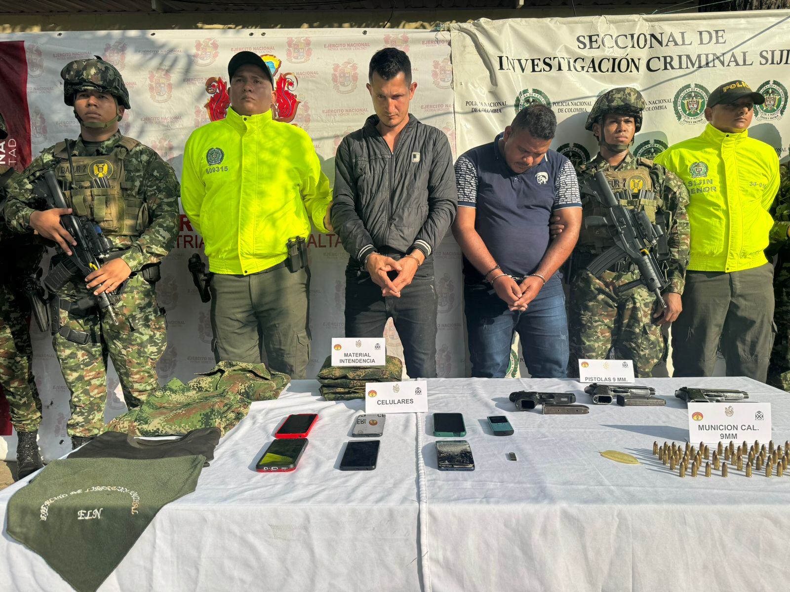 Capturado alias “Daner” o “Sateco” cabecilla del ELN. Foto: Ejército.