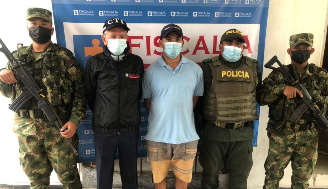 La captura se efectuó en la vereda Tierra Santa del municipio El Roble, en el departamento de Sucre