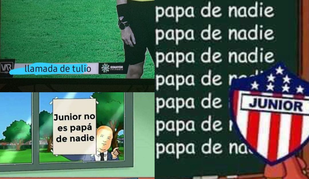Memes sobre el partido. 