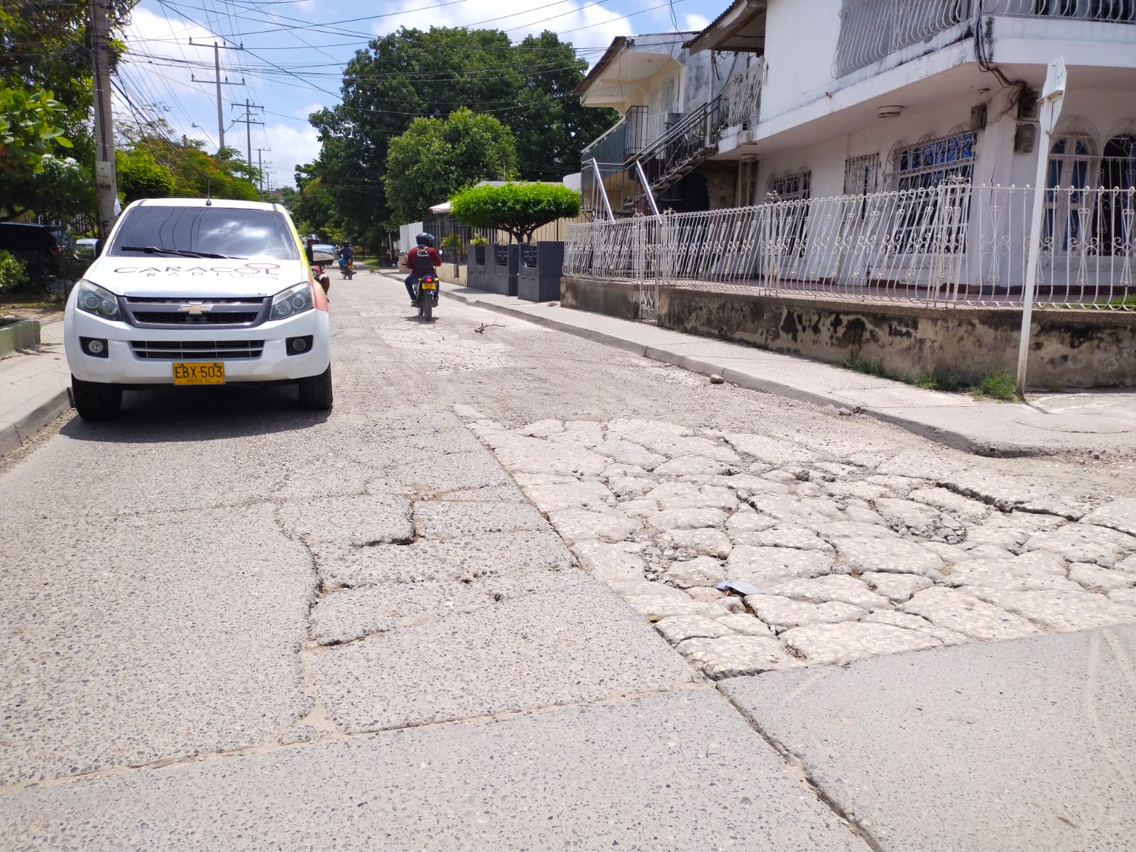 Habitantes de Nuevo Bosque en Cartagena piden intervención de la transversal 29
