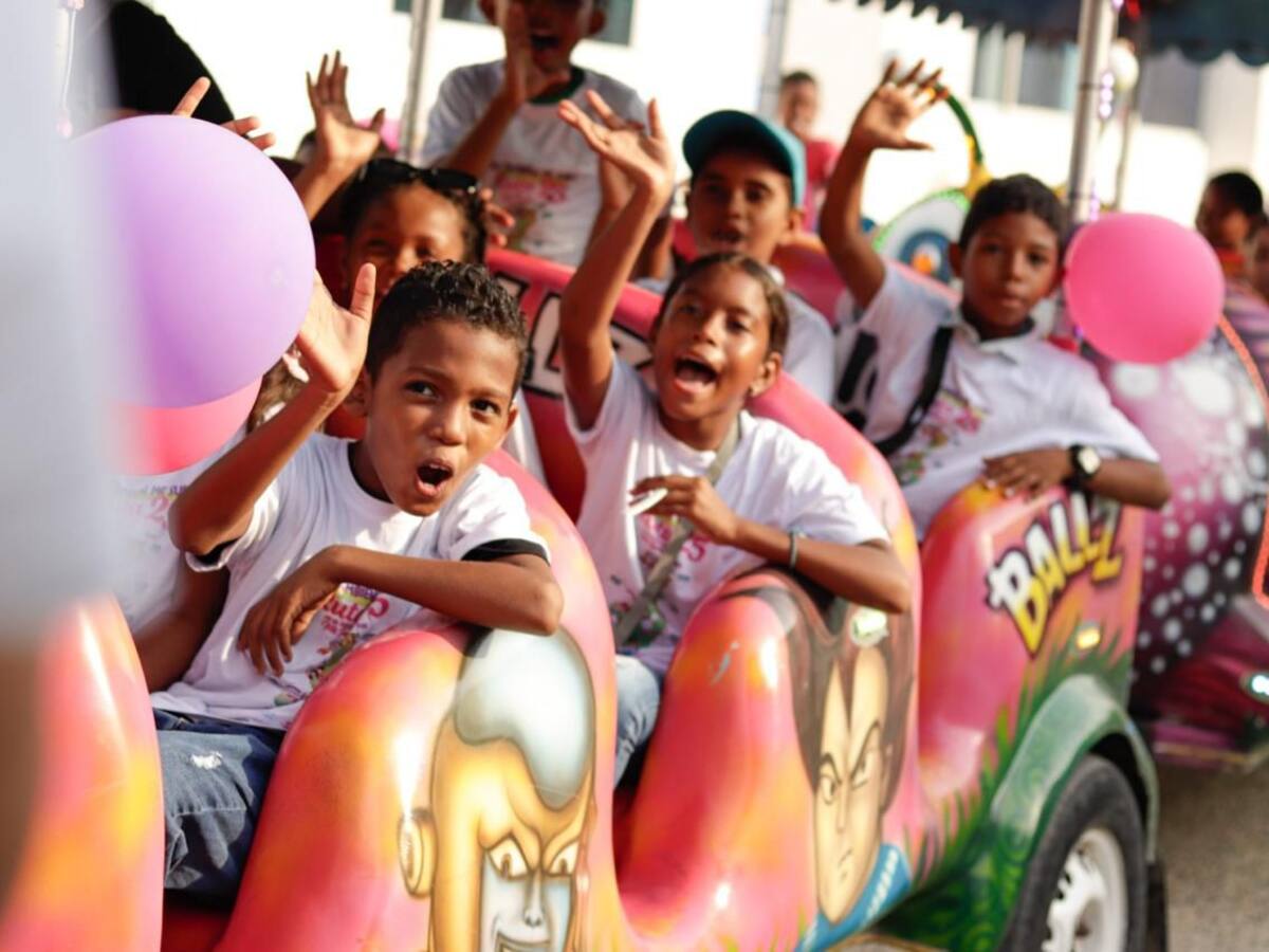 Más de 2.000 niños disfrutaron del Mes de la Niñez en Santa Catalina, Bolívar