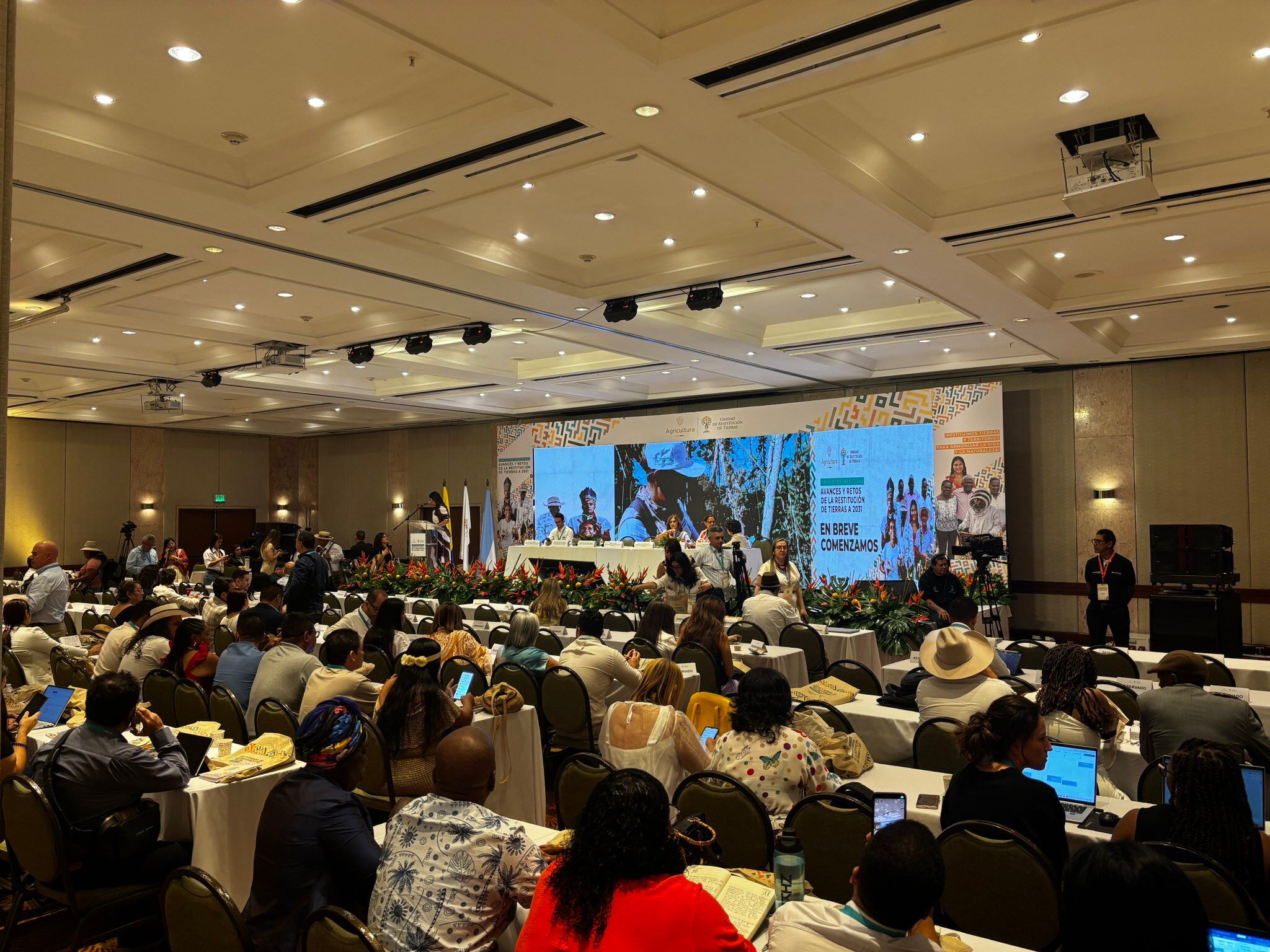 El Congreso “Avances y Retos de la Restitución de Tierras a 2031” / Foto: Unidad de Restitución de Tierras