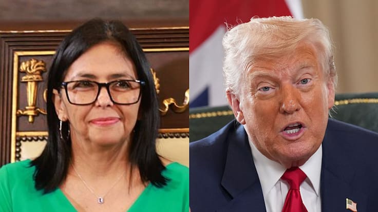 Desde 2016, Delcy Rodríguez viene buscando acercamientos con Donald Trump