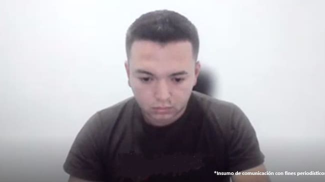 Fue enviado a prisión de manera preventiva y temporal Brian Steven Urrea Galindo, por su presunta relación con el hallazgo de un camión cargado con más de 230 kilos de anfo (explosivo de alto poder). No ha sido declarado culpable por lo que conserva la presunción de inocencia. Foto: Fiscalía.