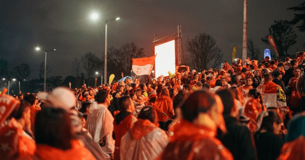 La Alcaldía de Bogotá anunció que por el partido entre Santa Fe vs Independiente Medellín se colocará una pantalla. Cortesía Alcaldía de Bogotá