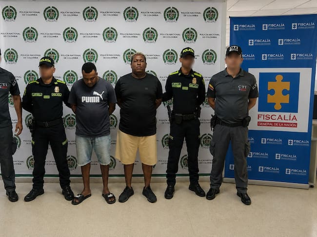 Capturados. // Policía Metropolitana de Cartagena