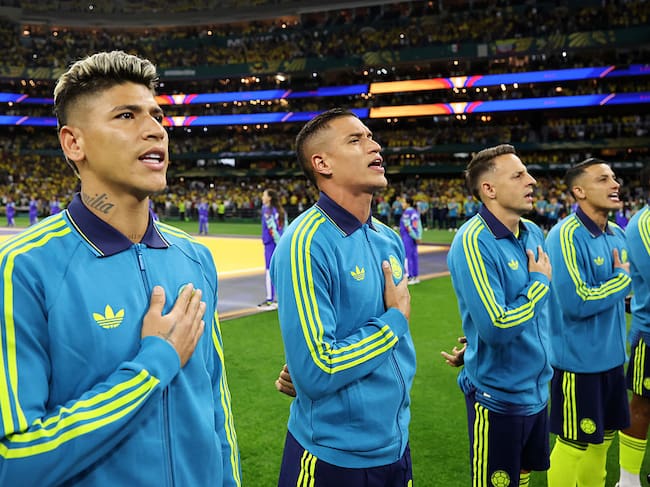Selección Colombia en el partido contra Uzbekistán / Getty Images