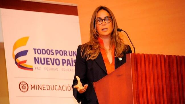 Gina Parody, ministra de Educación. Foto: Colprensa