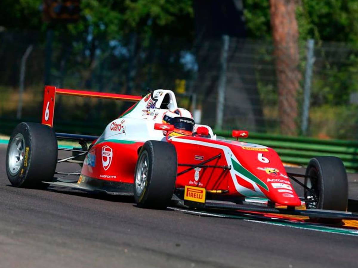 Video: el aparatoso choque del hijo de Juan Pablo Montoya en la F4