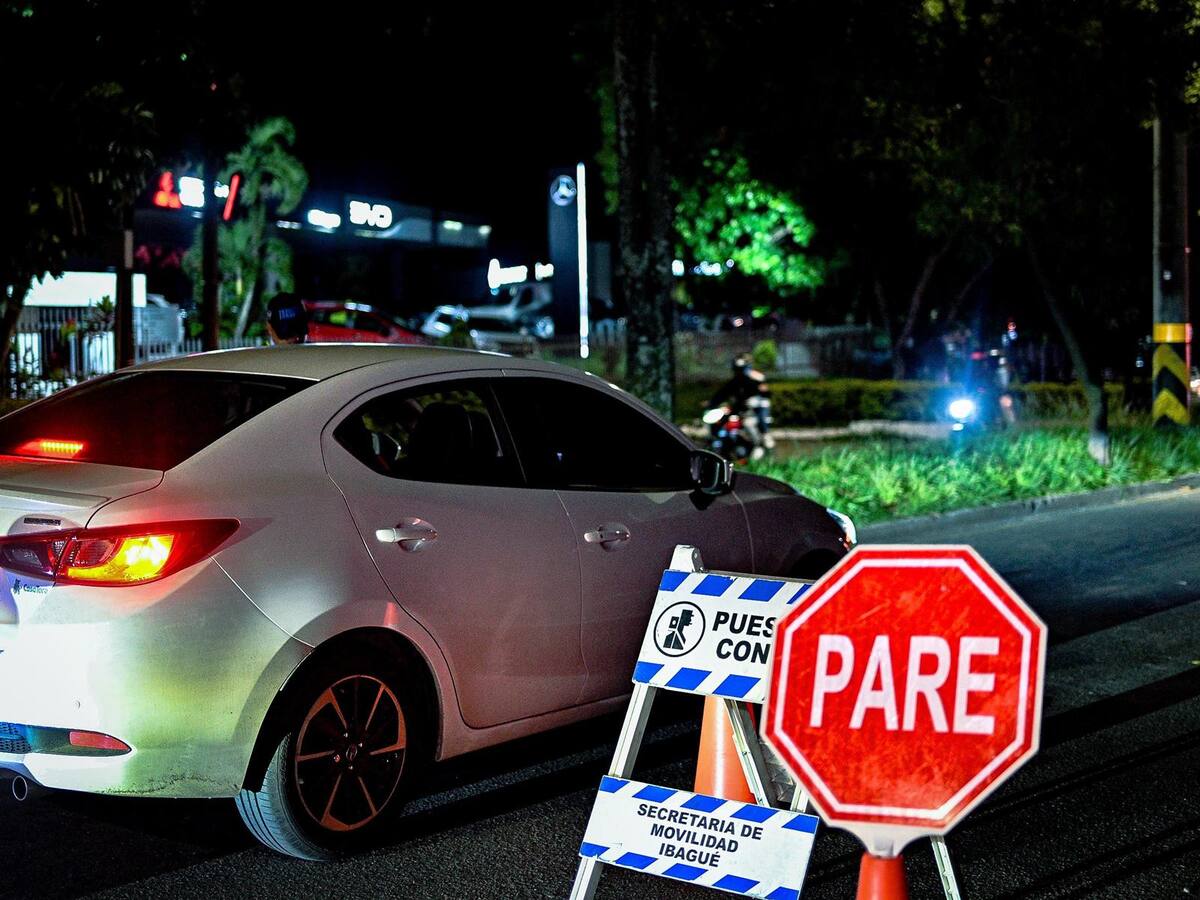 En Ibagué fueron sancionados 8 conductores al ser encontrados estado de embriaguez