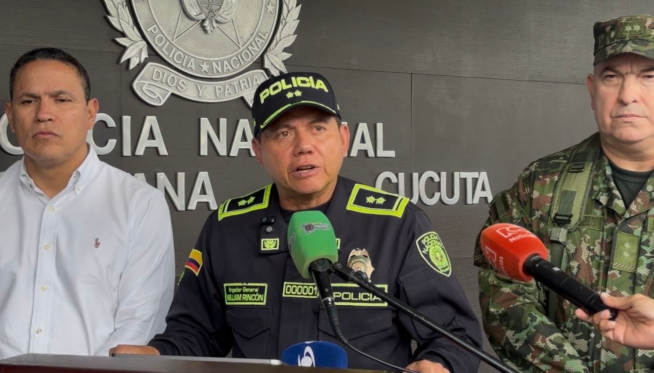 General William Rincón en Cúcuta. Foto: Caracol Radio.