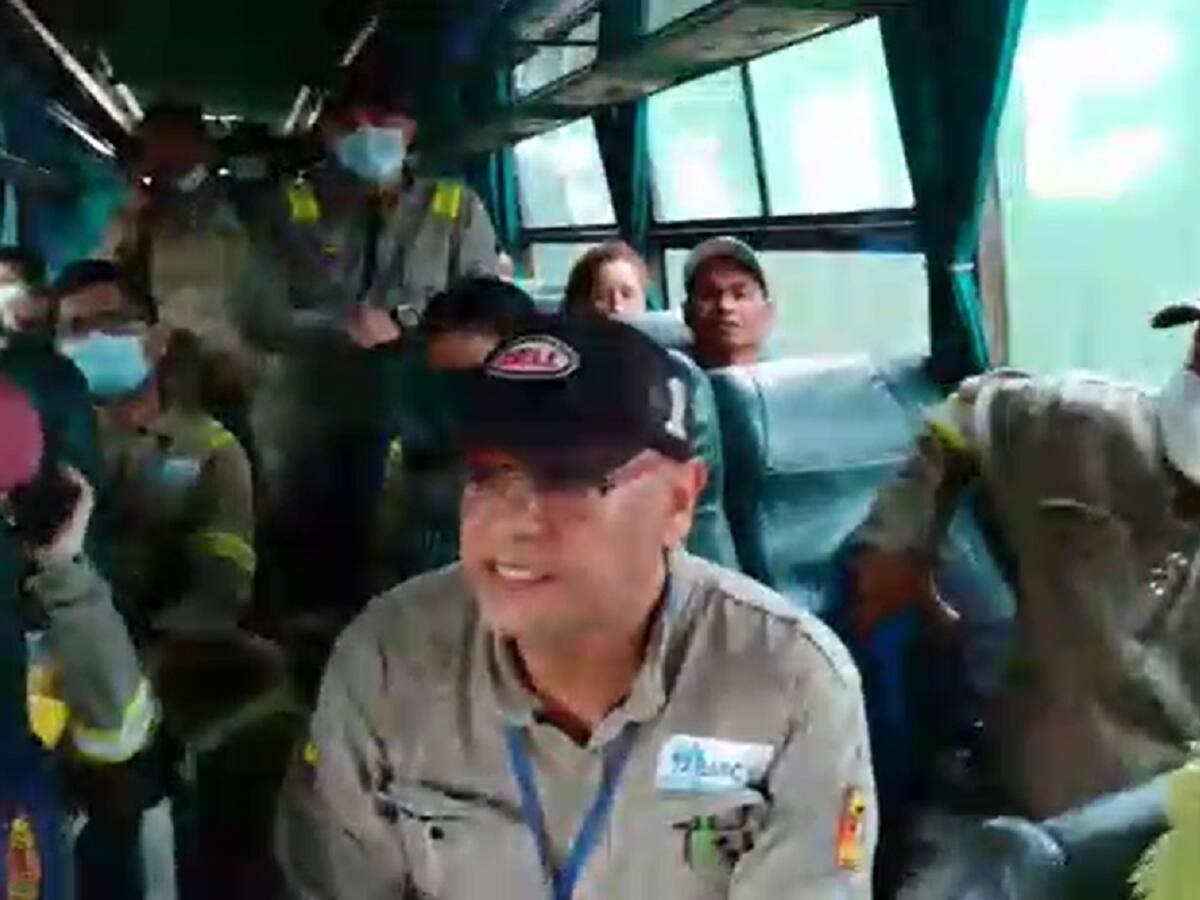 Trabajadores de Ecopetrol fueron bajados de un bus por no ser de Cartagena