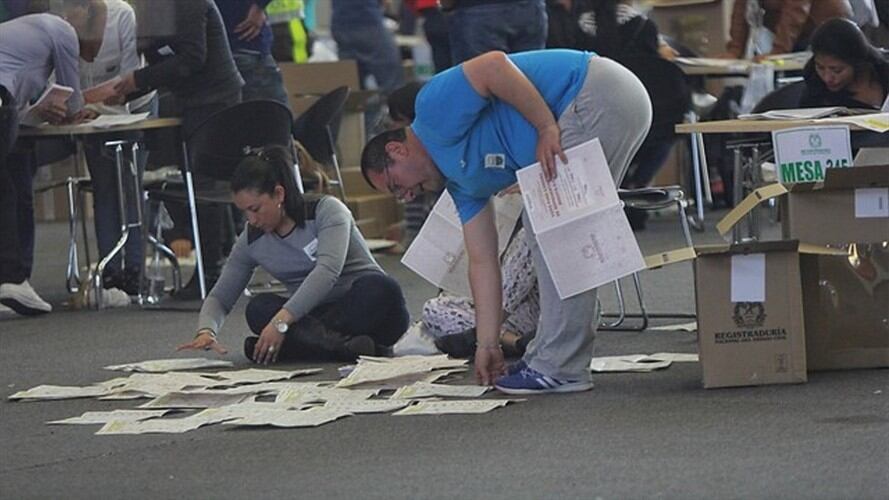 Escrutinio de las elecciones legislativas entra en su recta final. Foto: Colprensa