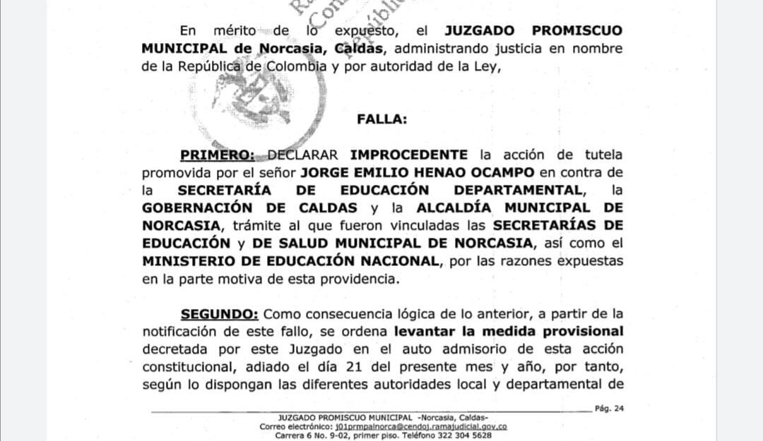 Foto: Enviada desde la Gobernación de Caldas.