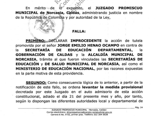 Foto: Enviada desde la Gobernación de Caldas.