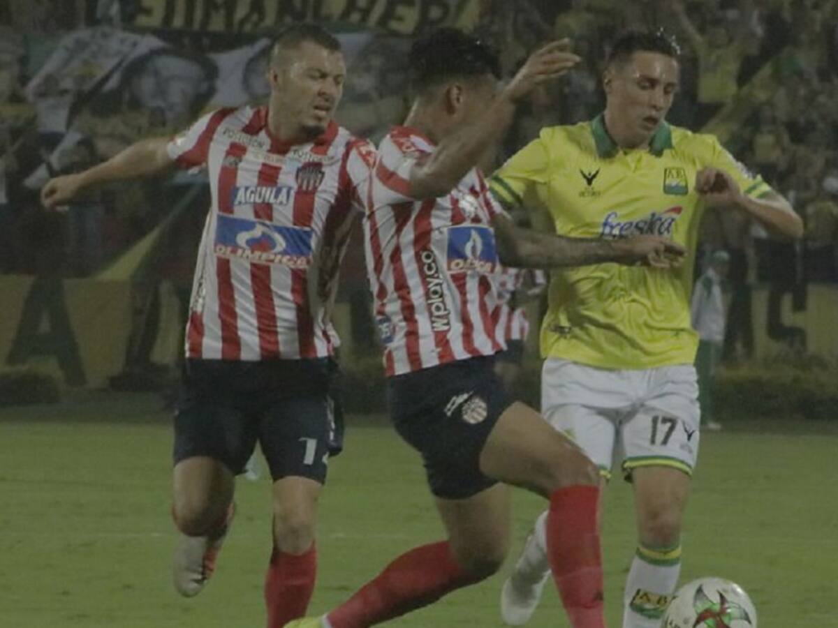 Miguel Ángel Borja rescató un punto para Junior ante el Bucaramanga