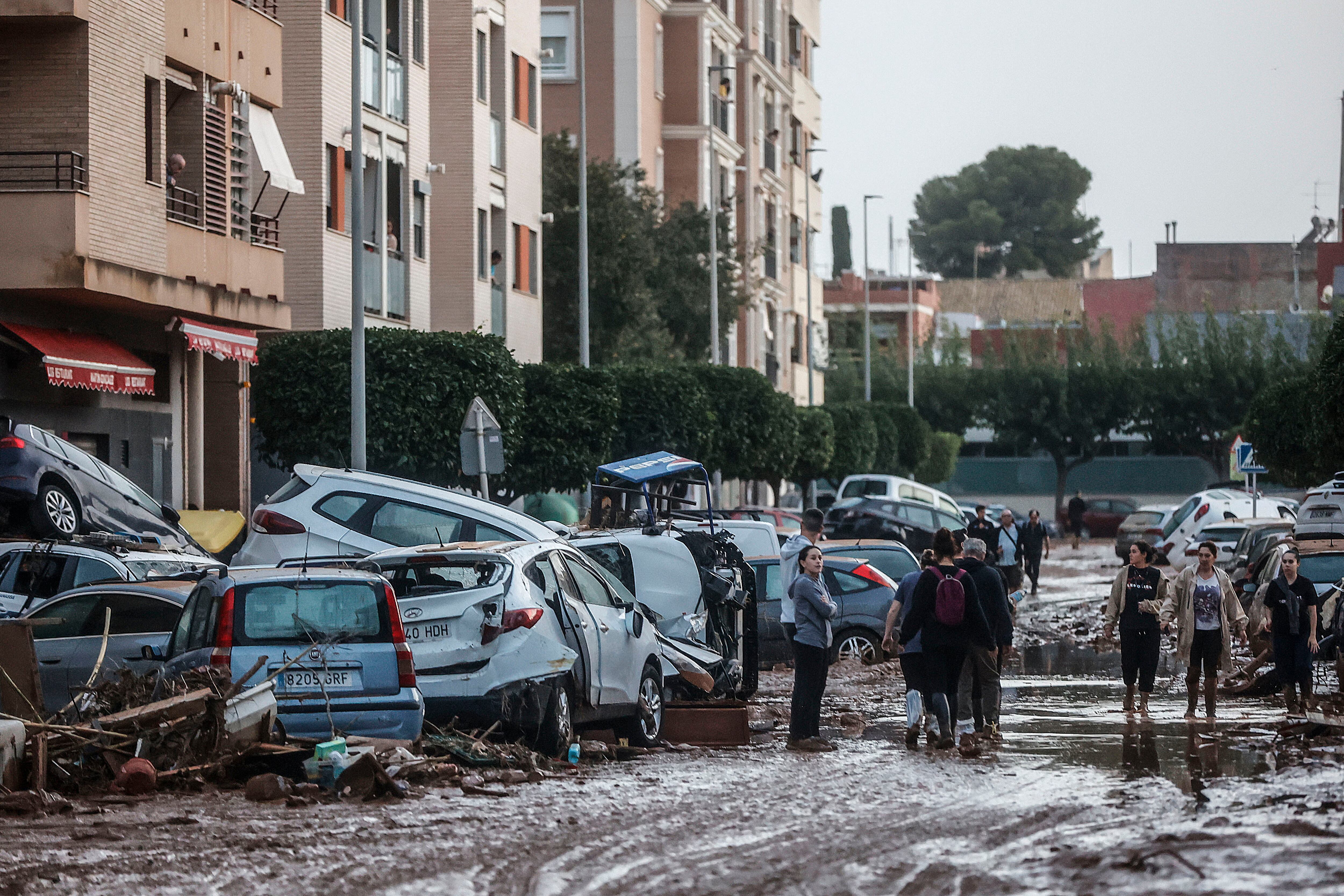 Efectos de la DANA en el municipio de Alfafar, el 30 de octubre de 2024 en Valencia, Comunidad Valenciana, España. (Foto Por Rober Solsona/Europa Press via Getty Images)