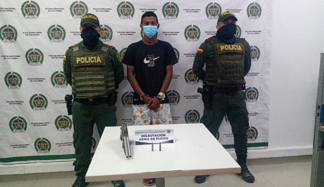Según la Policía, este hombre se dedica al hurto y a la venta de estupefacientes en pequeñas cantidades