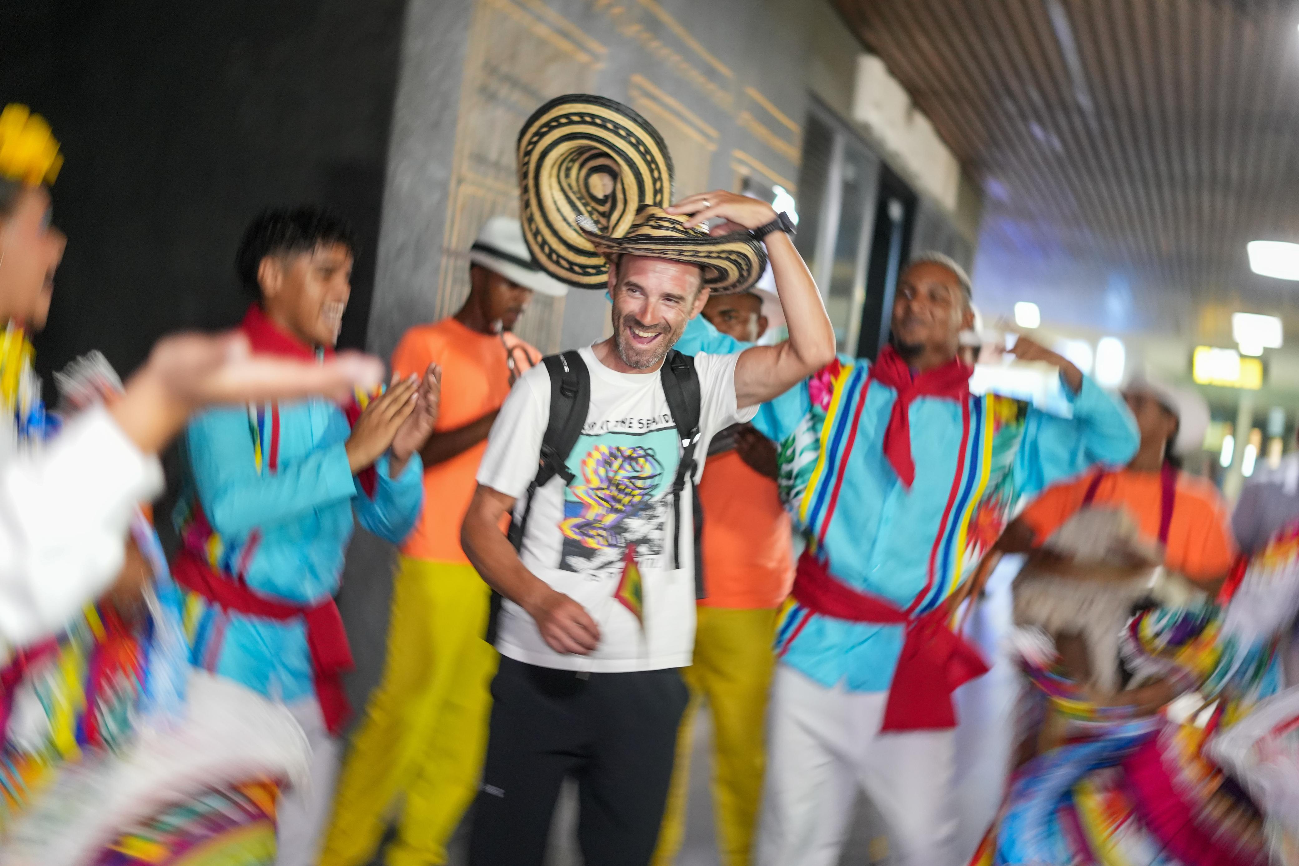Alejandro Valverde ya está en Cartagena para el Reto Movistar 2025
