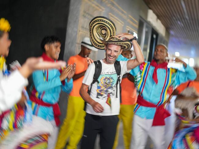 Alejandro Valverde ya está en Cartagena para el Reto Movistar 2025