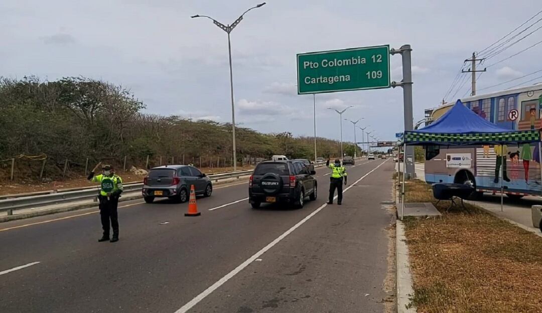 Vía al Mar. Cortesía: Policía