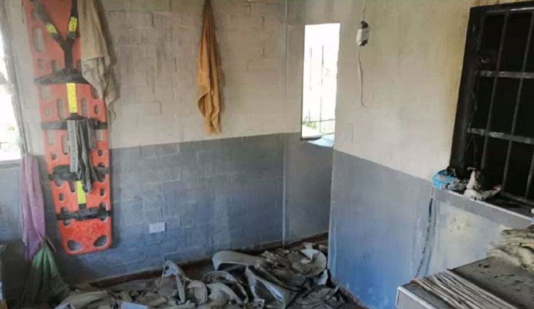 Así quedó el CAI de San Mateo tras incendio que dejó ocho muertos. 