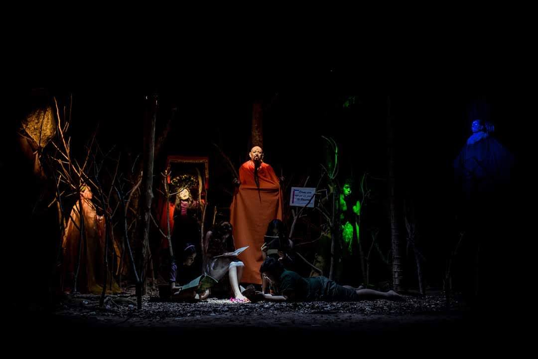 Galeras celebra el Festival Nacional de la Algarroba donde los cuadros vivos son uno de los eventos más atractivos