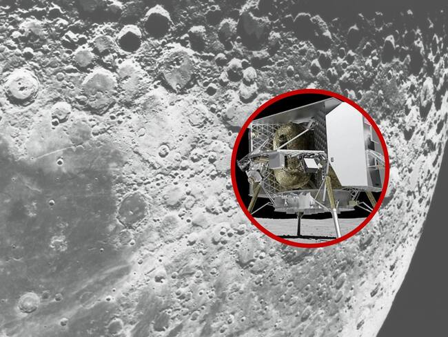 Misión Peregrine de la NASA a la Luna. Fotos: EP y Getty Images.