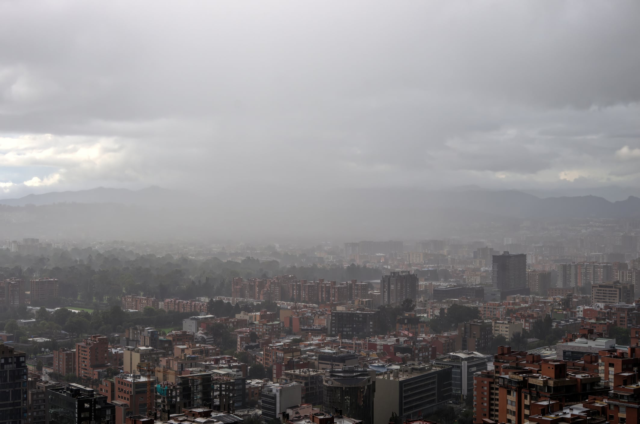 frío y lluvias en Bogotá. Foto: Getty Images