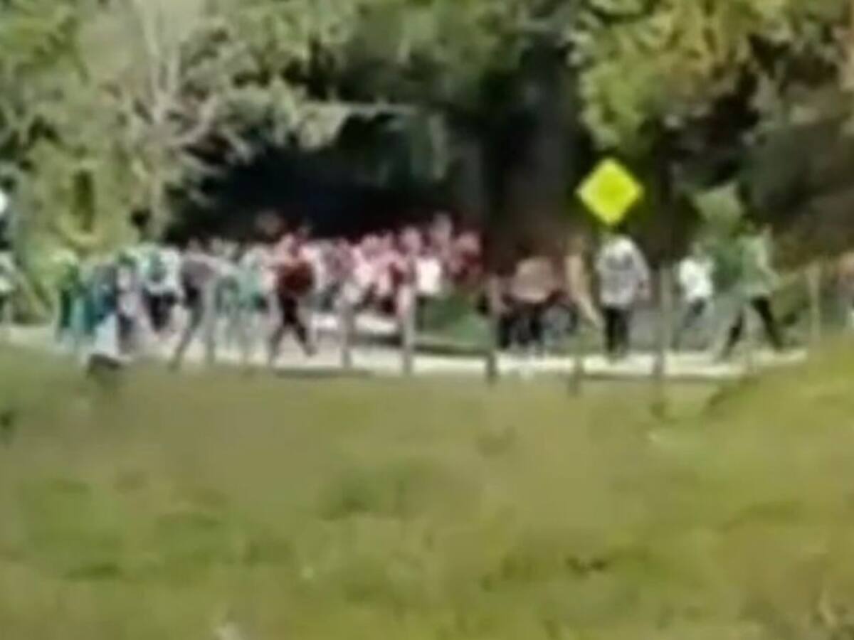 Varios heridos dejó pelea entre algunos hinchas en la vía Manizales, Bogotá