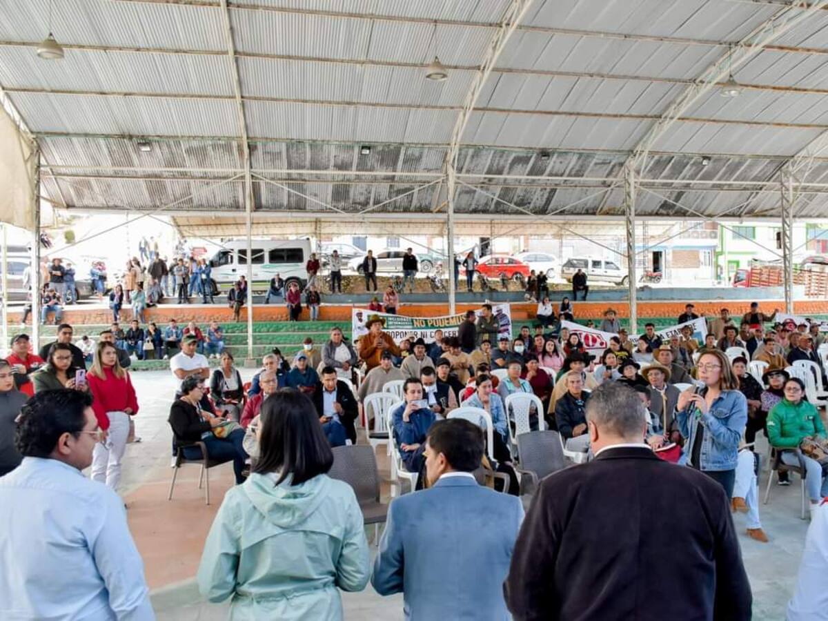 En Gámeza exigen presencia de ministras para la delimitación del Páramo de Pisba