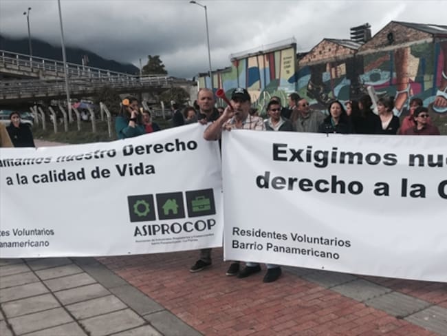 &#8203;Protestan por proyecto de viviendas de interés social en centro de Bogotá