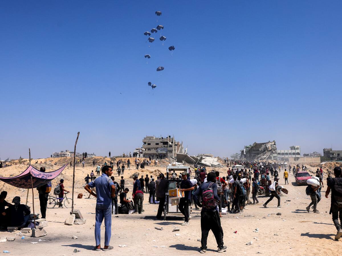 Francia iniciará operaciones aéreas para lanzar 40 toneladas de ayuda a Gaza