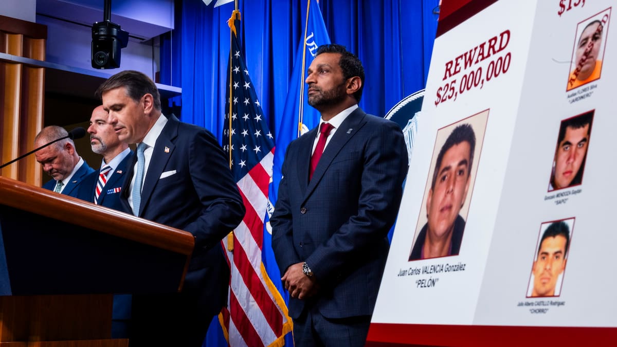 Estados Unidos eleva recompensas contra líderes de Cartel Jalisco Nueva Generación