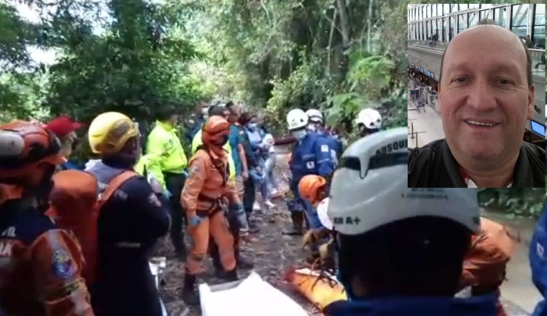 Los organismos de socorro rescataron el cuerpo del empresario Jorge Sánchez Lozano conocido como Jorg’s.