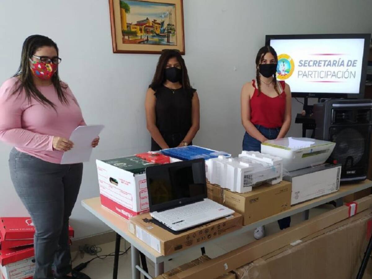 Entregan equipos a la Plataforma Distrital de Juventudes en Cartagena