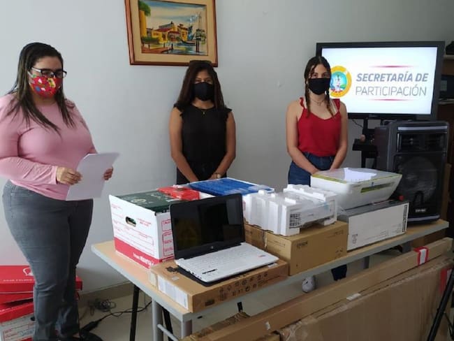 Entregan equipos a la Plataforma Distrital de Juventudes en Cartagena