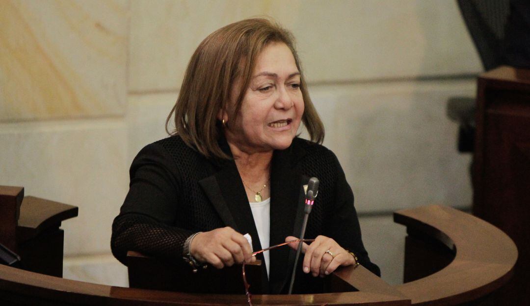 La congresista seguirá tratamiento médico en su casa