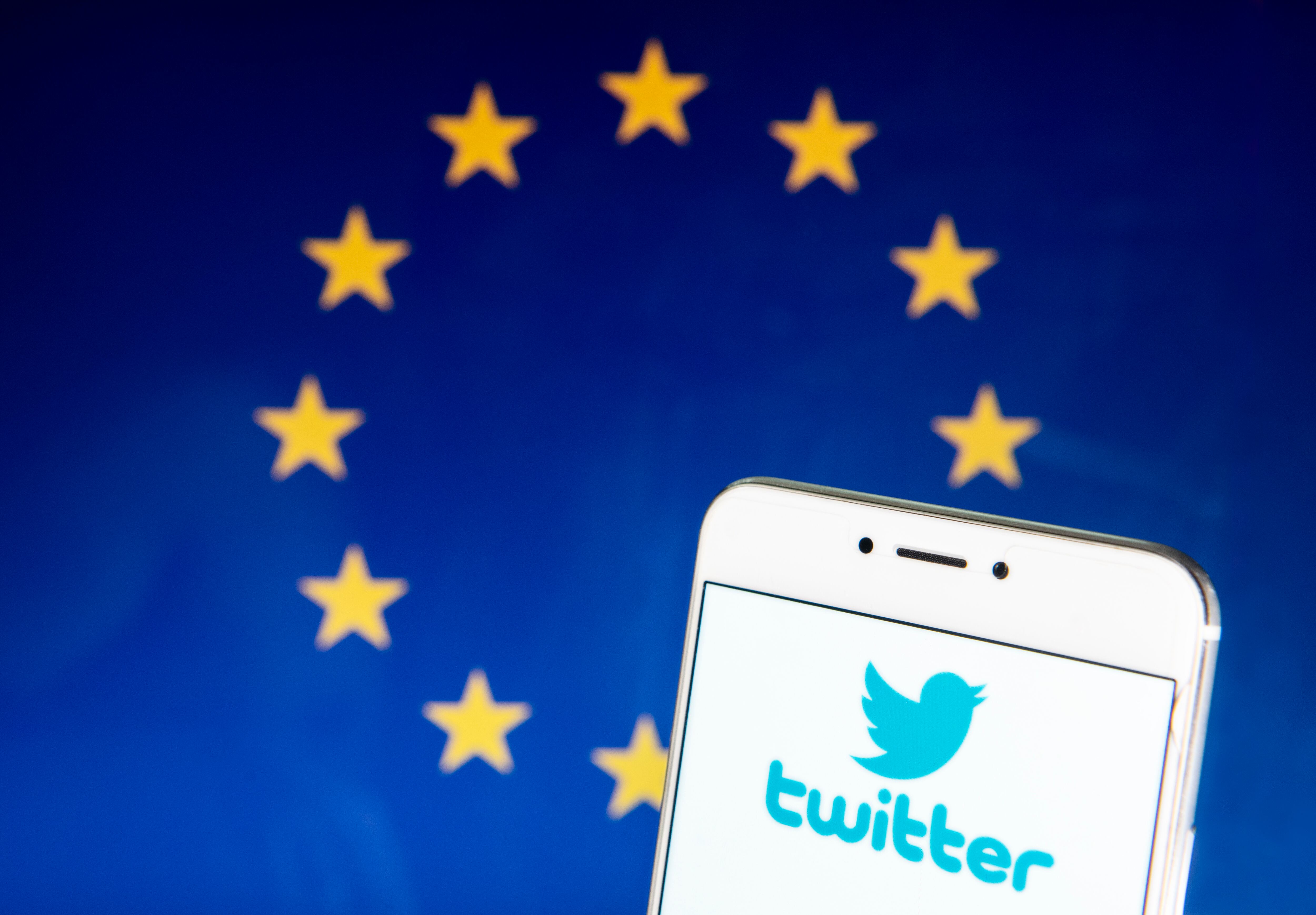 Funcionamiento de Twitter en el territorio de la Unión Europea.

(Foto: Budrul Chukrut/SOPA Images/LightRocket via Getty Images)